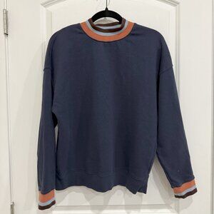 Madewell Medium Mockneck Sweater - Blue